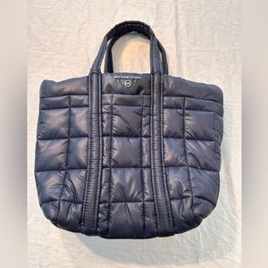 Michael Kors Navy Quilted Tote